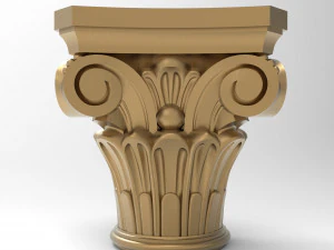 Column capital 004 IMMAGINA 3D Model