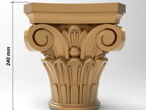 Column capital 004 IMMAGINA 3D Model