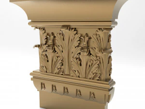 Column capital 005 310x300x70 3D Model