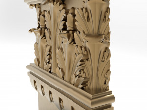 Column capital 005 310x300x70 3D Model