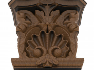 Column Capital 002 254x226x127mm 3D Модель