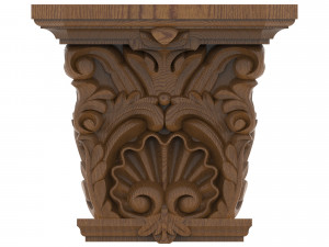 Column Capital 002 254x226x127mm 3D Модель