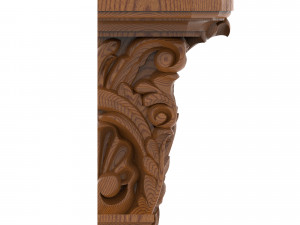 Column Capital 002 254x226x127mm 3D Модель