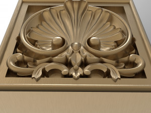 Plinth block 001 133x133x64 3D Model