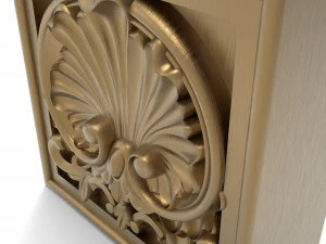 Plinth block 001 133x133x64 3D Model