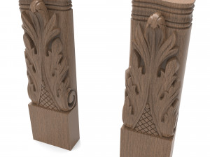 Plinth column 001 Modelo 3D
