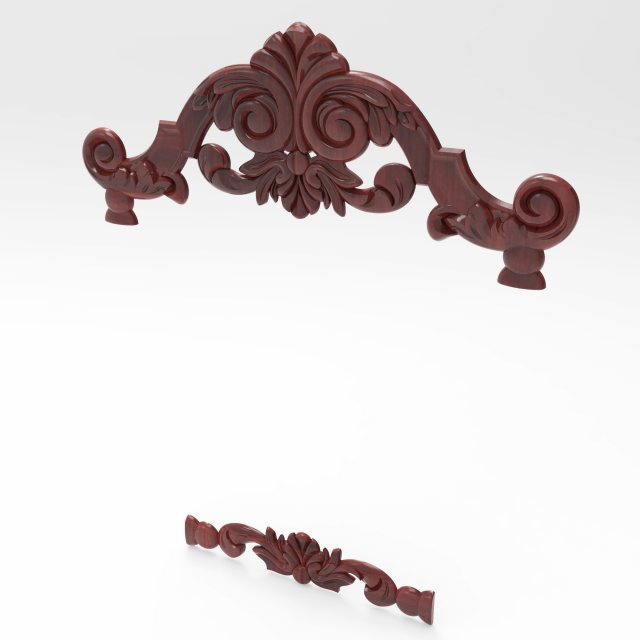 Carved ornamental 002 Modèle 3D .c4d .max .obj .3ds .fbx .stl .blend 