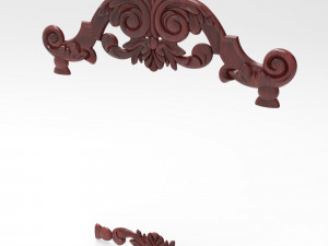 Carved ornamental 002 Modelo 3D