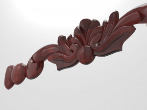 Carved ornamental 002 Modèle 3D