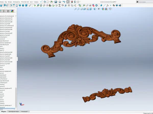Carved ornamental 002 3D Model