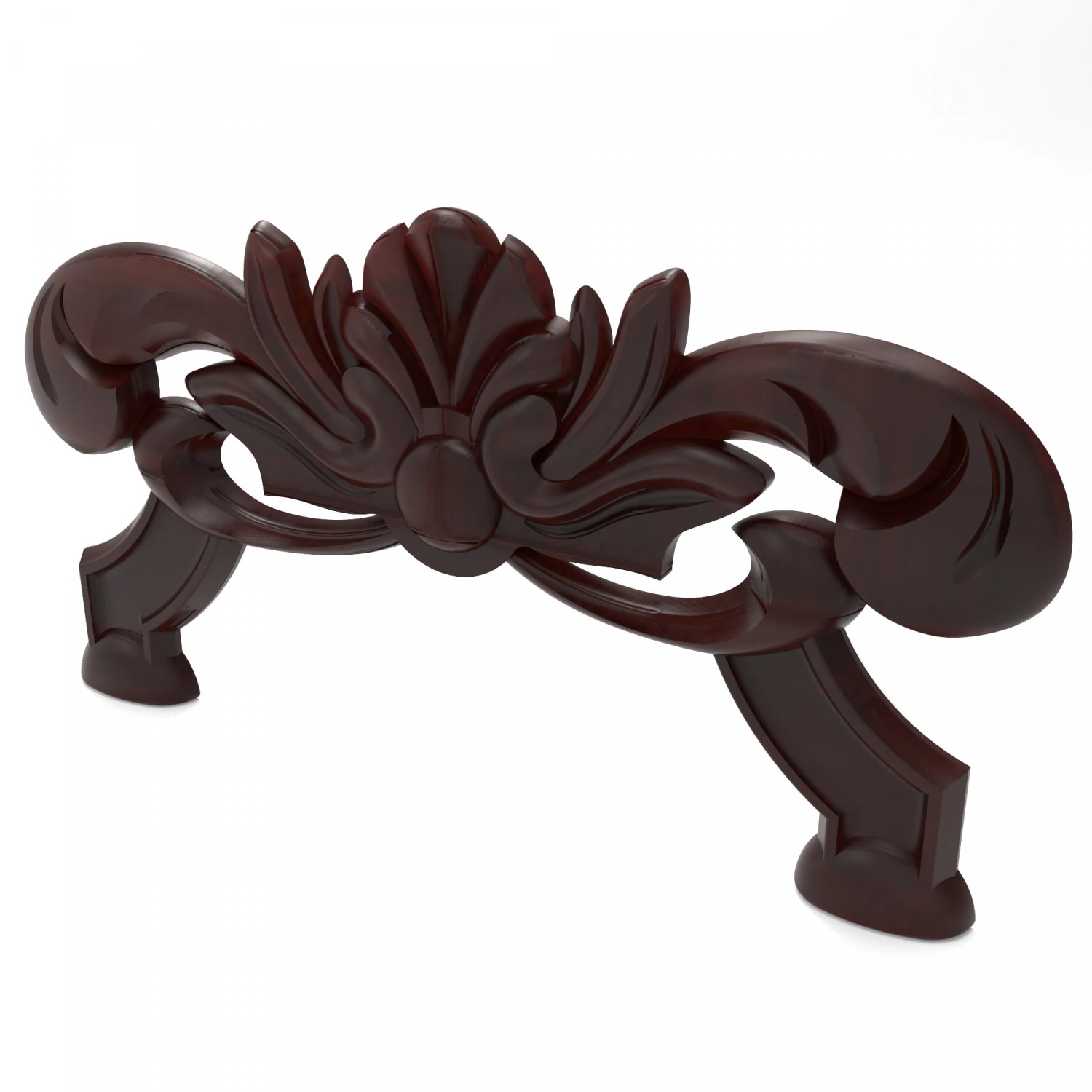 Carved ornamental 003 3D Model .c4d .max .obj .3ds .fbx .stl .blend 