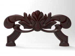 Carved ornamental 003 3D Model