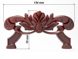 Carved ornamental 003 Modello 3D