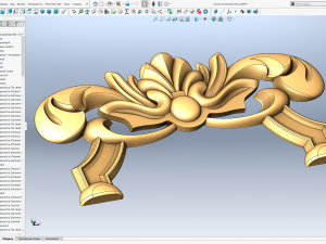 Carved ornamental 003 Modello 3D
