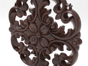 Rosette-002 330x330x22 3D Модель