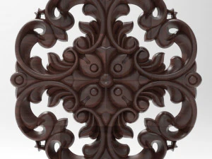 Rosette-002 330x330x22 3D Model