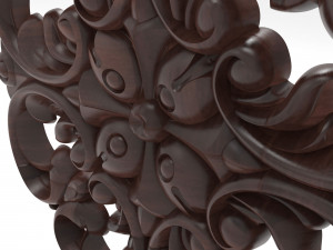 Rosette-002 330x330x22 3D 模型