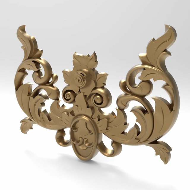 Carved ornamental 004 38029225 3D Модель .c4d .max .obj .3ds .fbx .stl .blend 