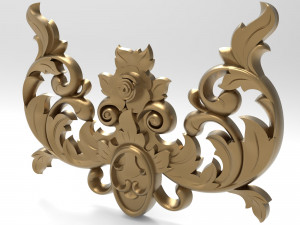 Carved ornamental 004 38029225 Modelo 3D