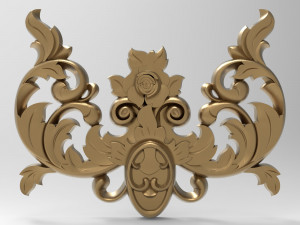Carved ornamental 004 38029225 3D Модель