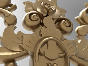 Carved ornamental 004 38029225 3D Модель