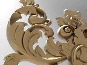 Carved ornamental 004 38029225 3D Модель