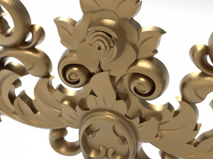 Carved ornamental 004 38029225 3D Модель