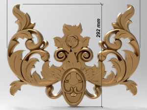 Carved ornamental 004 38029225 3D Модель