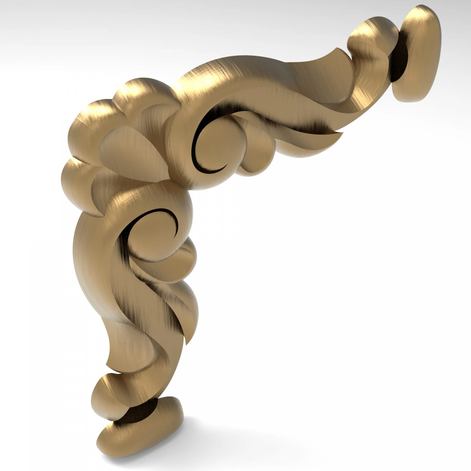 Carved ornamental 005 3D Model .c4d .max .obj .3ds .fbx .stl .blend 