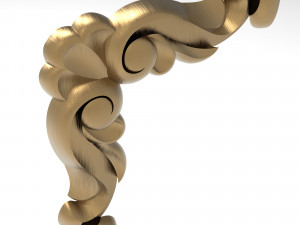 Carved ornamental 005 3D-Modell