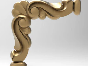 Carved ornamental 005 3D Model