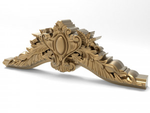 Carved ornamental 007 654x254x83 3D-Modell
