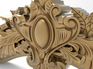 Carved ornamental 007 654x254x83 3D 模型