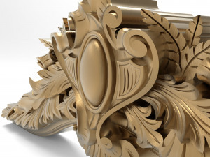 Carved ornamental 007 654x254x83 3D 模型