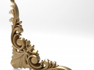 Carved ornamental 008 312x312x20 3D-Modell