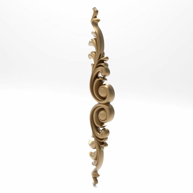 Carved ornamental 009 450x78x20 3D 模型 .c4d .max .obj .3ds .fbx .stl .blend