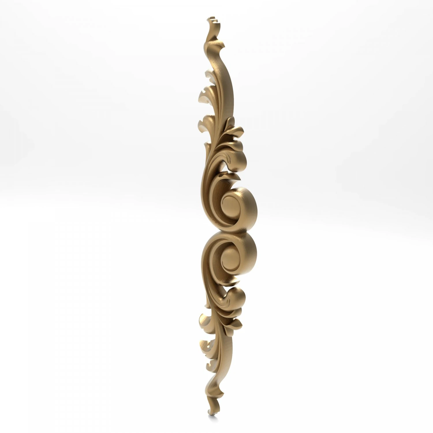 Carved ornamental 009 450x78x20 3D Model .c4d .max .obj .3ds .fbx .stl .blend 