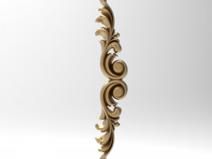 Carved ornamental 009 450x78x20 3D 模型