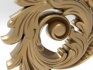 Carved ornamental 010 267x250x25 Model 3D