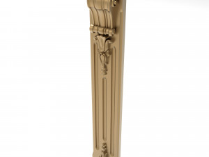 Column capital 006 Pilaster 3D Model