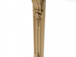 Column capital 006 Pilaster 3D Model