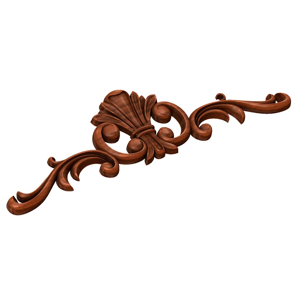 Carved ornamental 001 3D Model .c4d .max .obj .3ds .fbx .stl .blend 