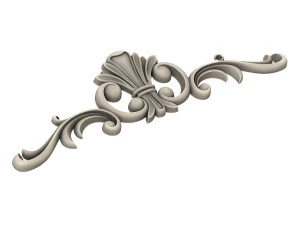 Carved ornamental 001 3D Model