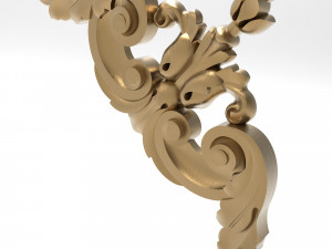 Carved ornamental 012 120x120x11 3D Model