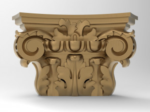 Column capital 007 133x210x55 Modelo 3D