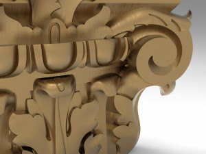 Column capital 007 133x210x55 Modelo 3D