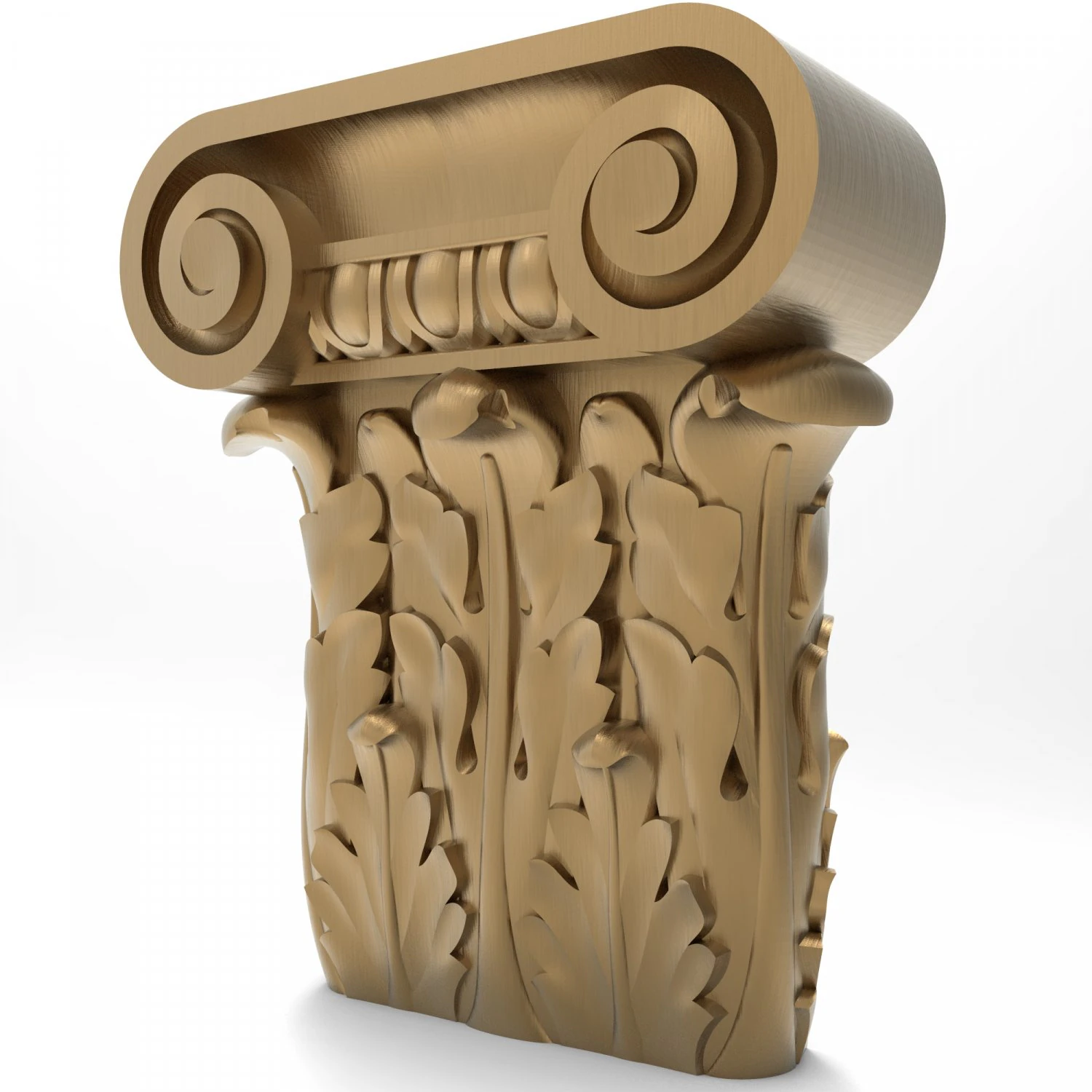 Column capital 008 160x139x48 3D Model .c4d .max .obj .3ds .fbx .stl .blend