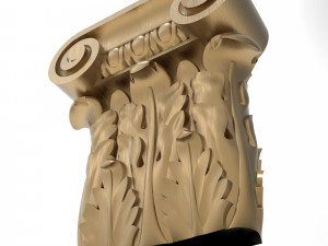 Column capital 008 160x139x48 3D मॉडल