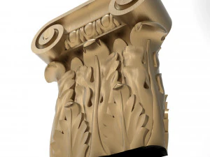 Column capital 008 160x139x48 3D Model