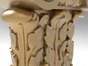 Column capital 008 160x139x48 3D Model